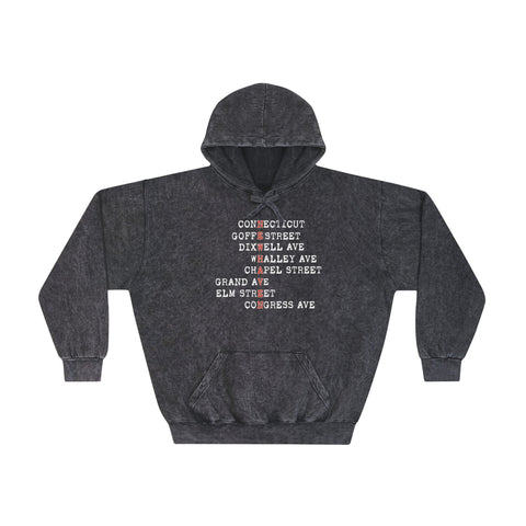 New Haven Crossword Mineral Wash Hoodie