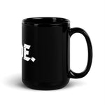 SHADE. Black Glossy Mug