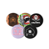 Shady Bunch Set Of Pins #1