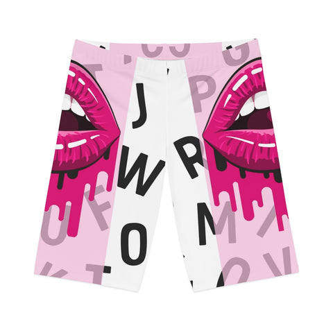 Women's Lips Bike Shorts