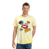 Comic Lips Tie-Dye Tee (Pale Yellow)