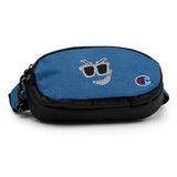 Shady Smirk Embroidered Fanny Pack