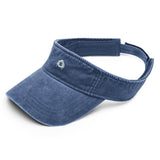 "Shady Cloud" Blue Denim Visor