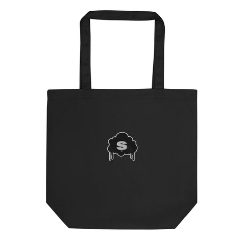 Shady Cloud Black Eco Tote Bag