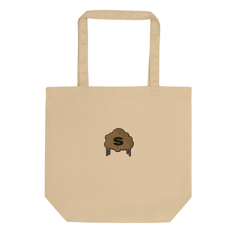 "Shady Cloud" Tan Eco Tote Bag