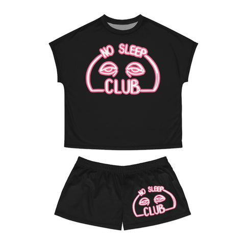 Women's No Sleep Club Short Pajama Set