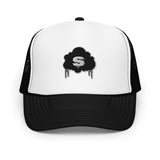 Shady Cloud Trucker Hat (White/Black)