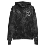 Shady Smirk Tie-Dye Hoodie (Black)