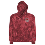 Shady Smirk Tie-Dye Hoodie (Red)