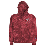 Shady Smirk Tie-Dye Hoodie (Red)