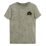 Shady Cloud Olive Green Denim T-Shirt