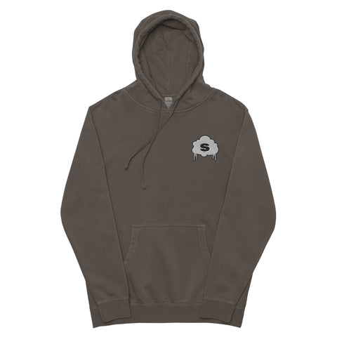 Shady Cloud Pigment-Dyed Hoodie (Pigment Black)