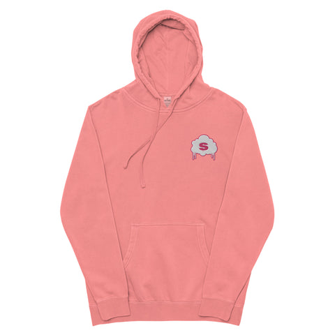 Shady Cloud Pigment-Dyed Hoodie (Pigment Pink)