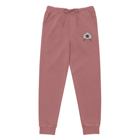 Shady Cloud Pigment-Dyed Sweatpants (Pigment Maroon)