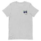 Shady Smirk Embroidered T-Shirt (Ocean)