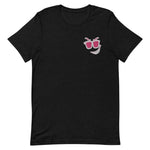 Shady Smirk Embroidered T-Shirt (Cotton Candy)