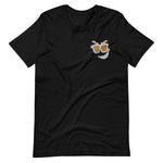 Shady Smirk Embroidered T-Shirt (Gold)