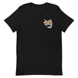 Shady Smirk Embroidered T-Shirt (Gold)