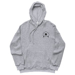 Shady Cloud Outline Sueded Fleece Hoodie (Athletic Grey)