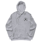 Shady Cloud Outline Sueded Fleece Hoodie (Athletic Grey)