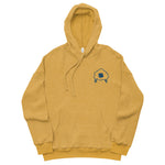 Shady Cloud Outline Sueded Fleece Hoodie (Heather Mustard)