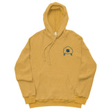 Shady Cloud Outline Sueded Fleece Hoodie (Heather Mustard)