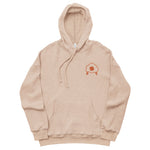 Shady Cloud Outline Sueded Fleece Hoodie (Heather Oat)