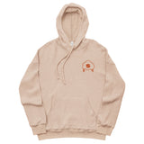 Shady Cloud Outline Sueded Fleece Hoodie (Heather Oat)