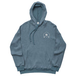 Shady Cloud Outline Sueded Fleece Hoodie (Heather Slate)