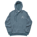 Shady Cloud Outline Sueded Fleece Hoodie (Heather Slate)